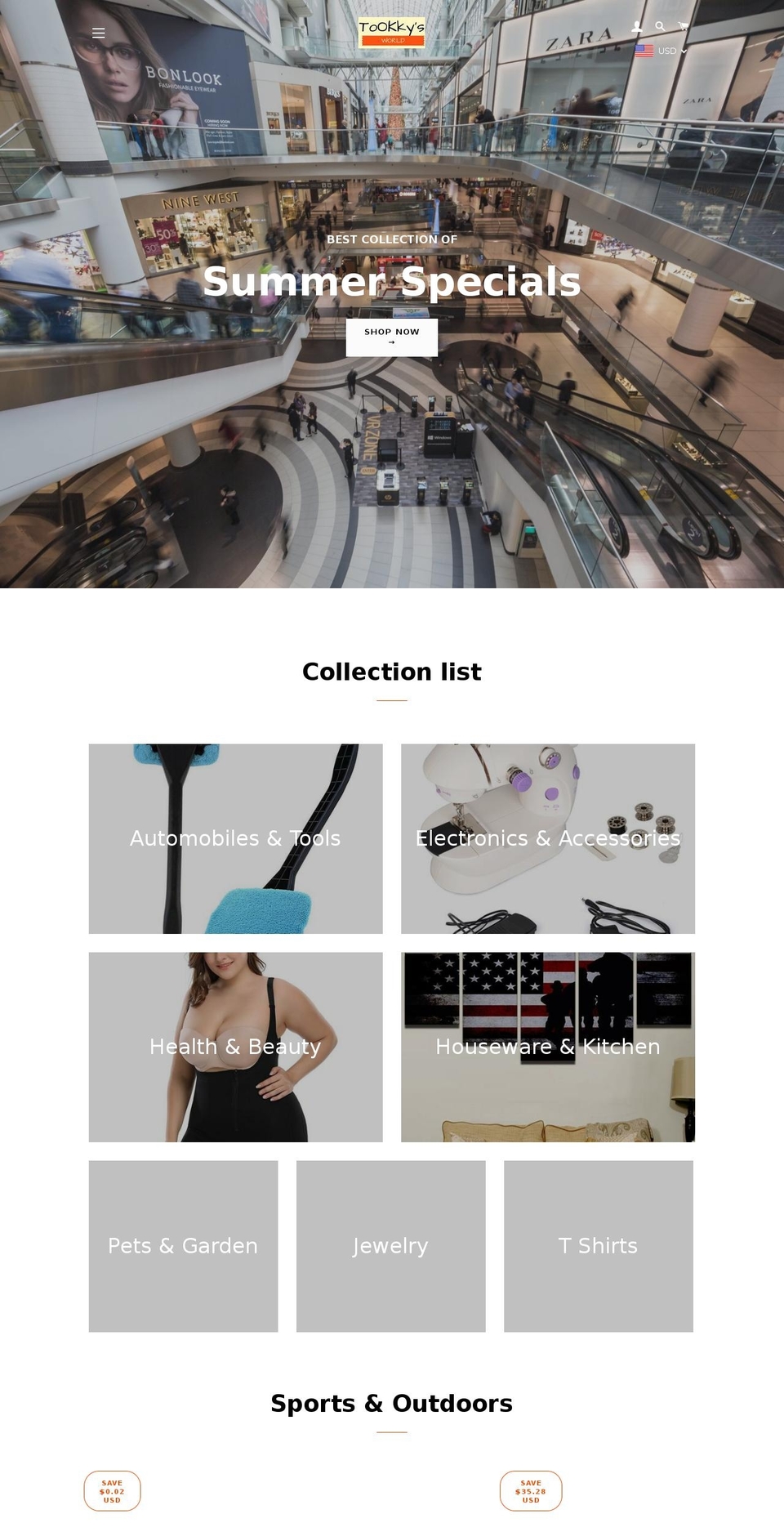 tookky.com — Shopify storefront screenshot