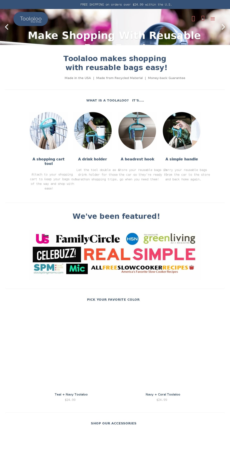 toolaloo.com shopify website screenshot