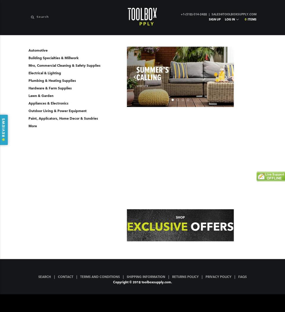 v1.3.9 - Removed Aloglia, Design Updates Mike Shopify theme site example toolboxsupply.com
