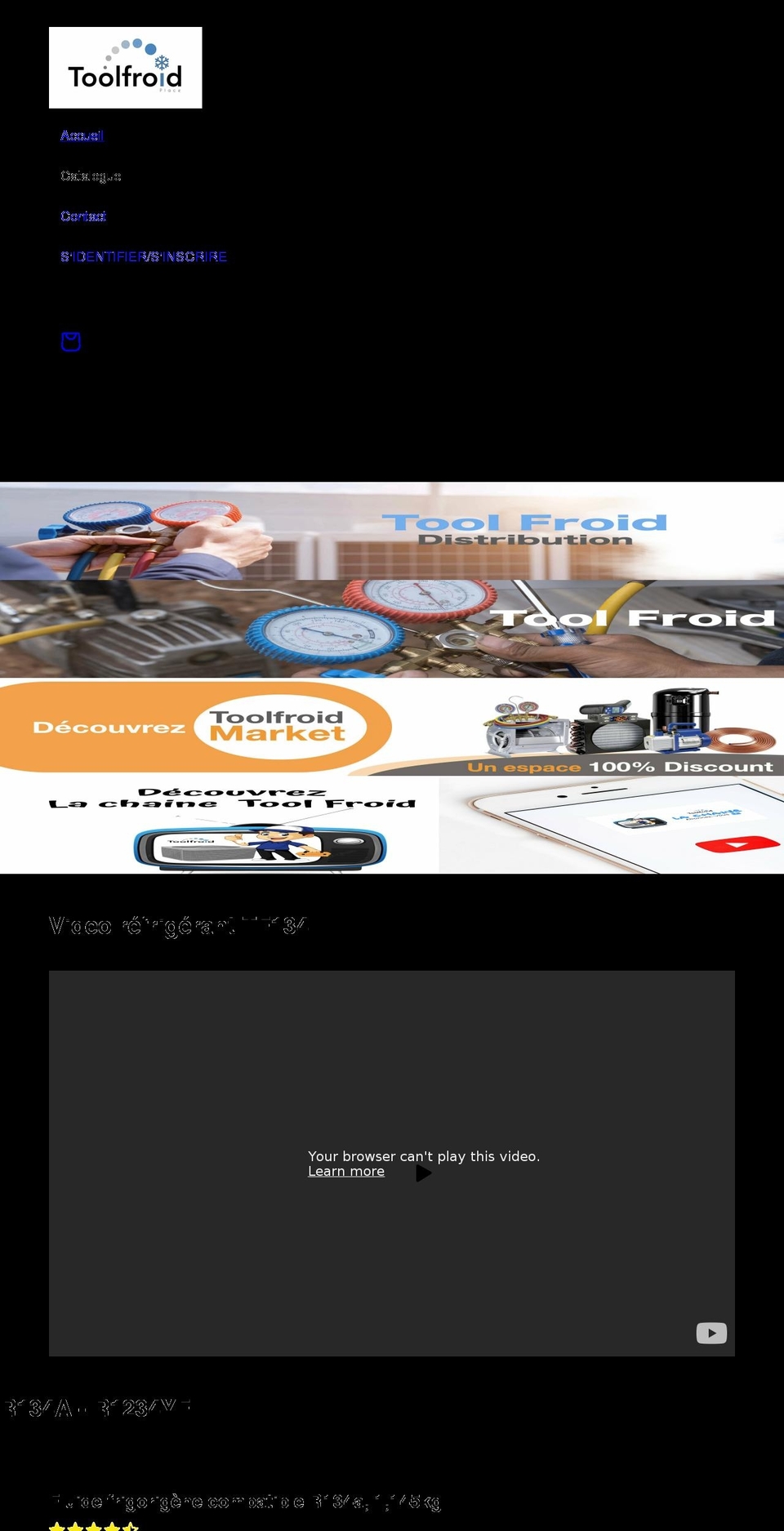 toolfroid.com shopify website screenshot