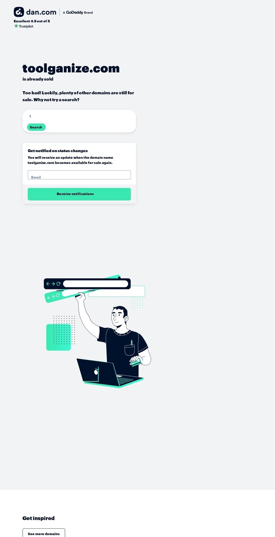 toolganize.com shopify website screenshot