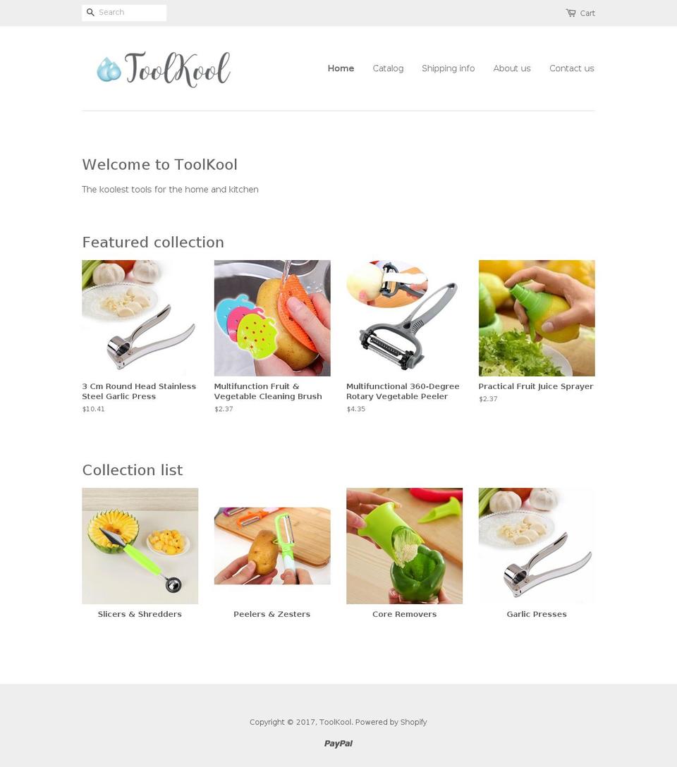 toolkool.com shopify website screenshot
