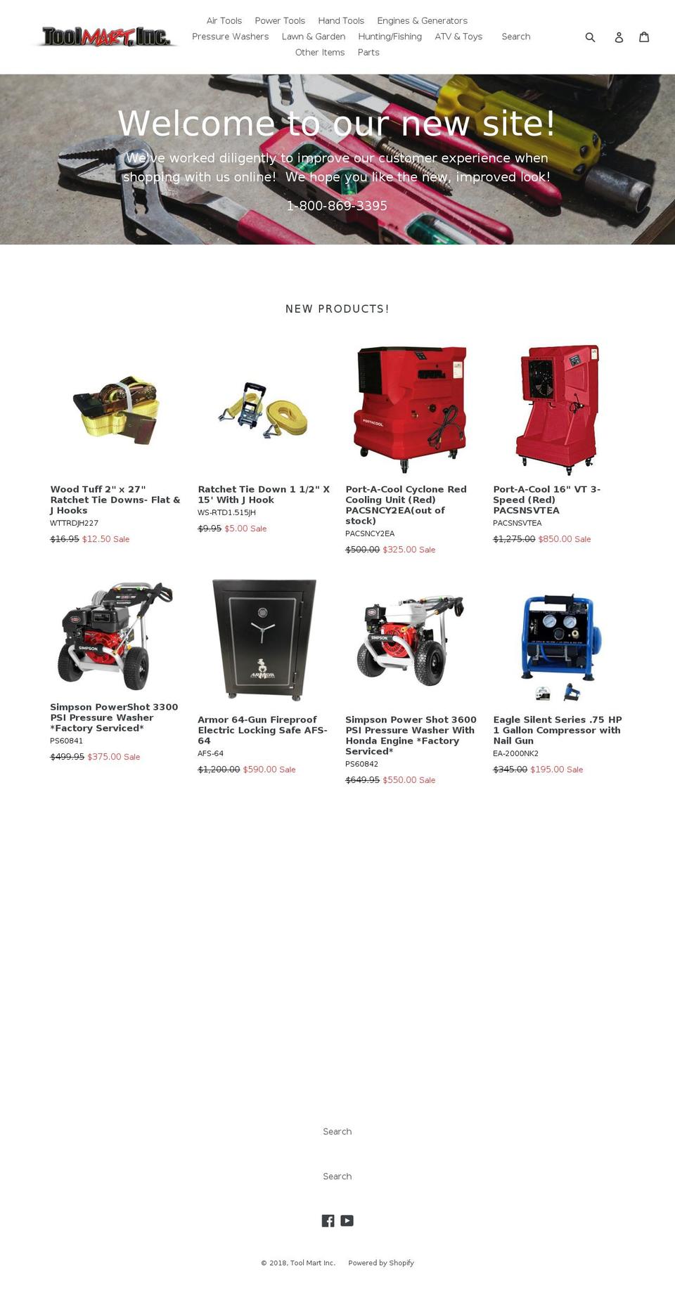 toolmartinc.com shopify website screenshot