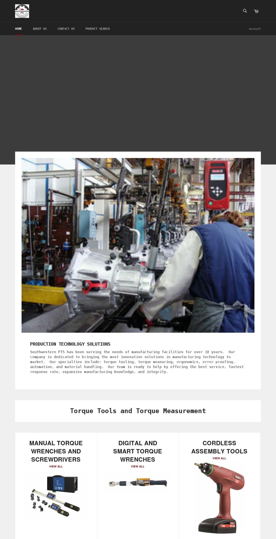 toolsandergonomics.com shopify website screenshot