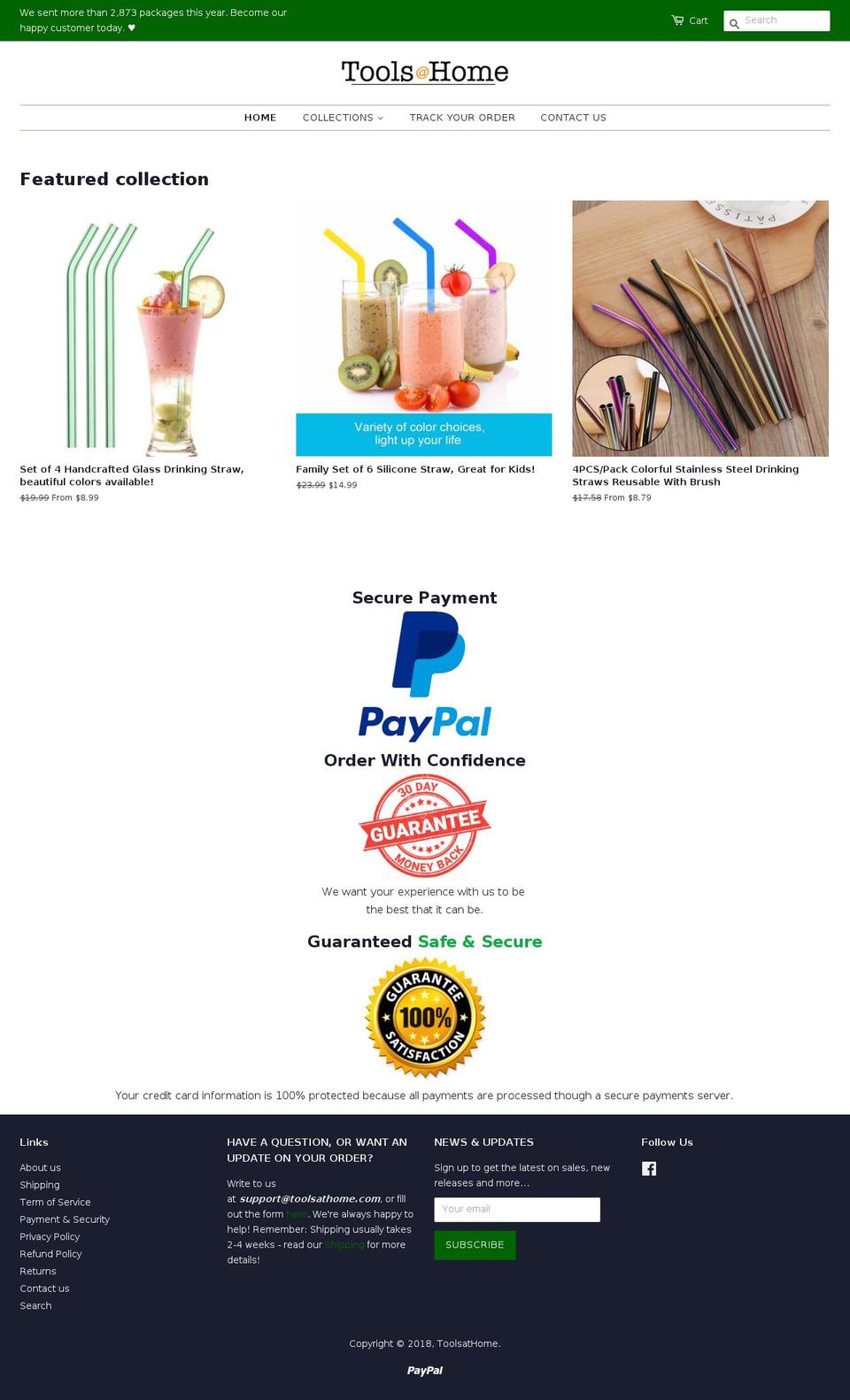 toolsathome.com shopify website screenshot