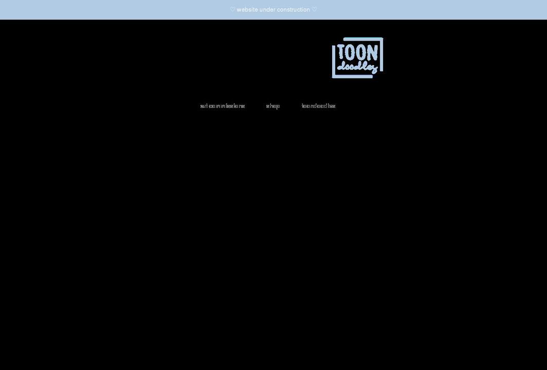 toondoodles.com shopify website screenshot