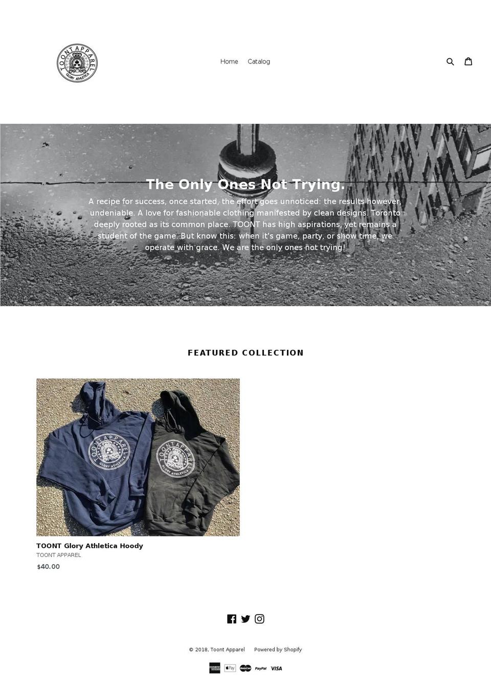 toontapparel.com — Shopify storefront screenshot