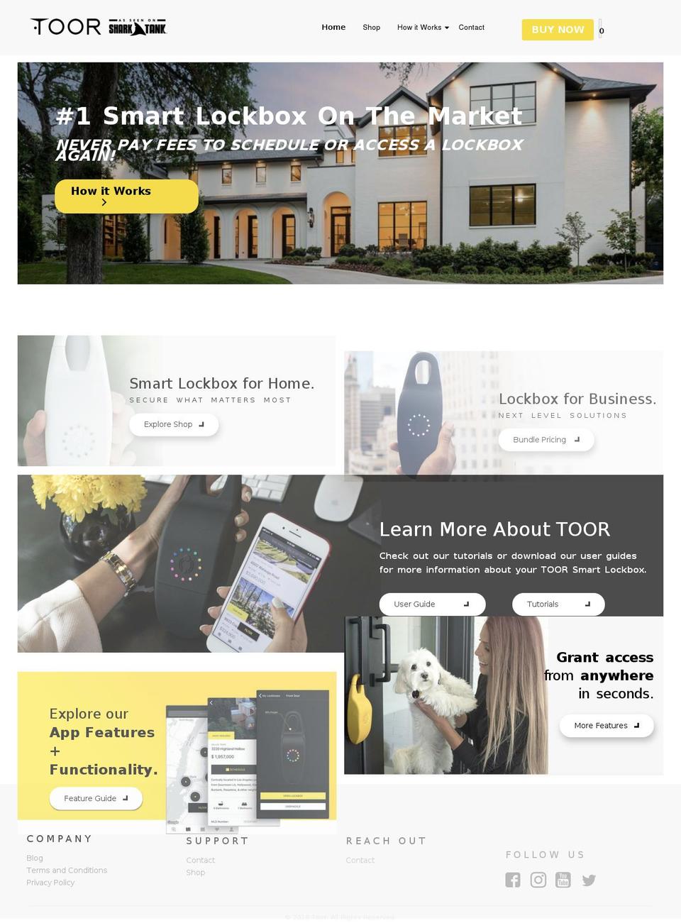 toor.today shopify website screenshot