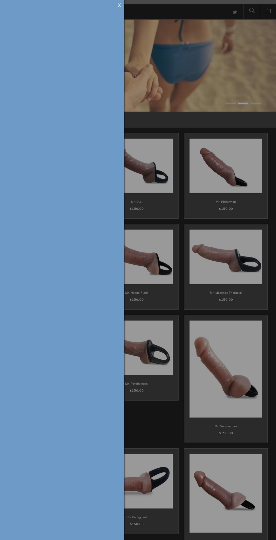 toosticky.com — Shopify storefront screenshot