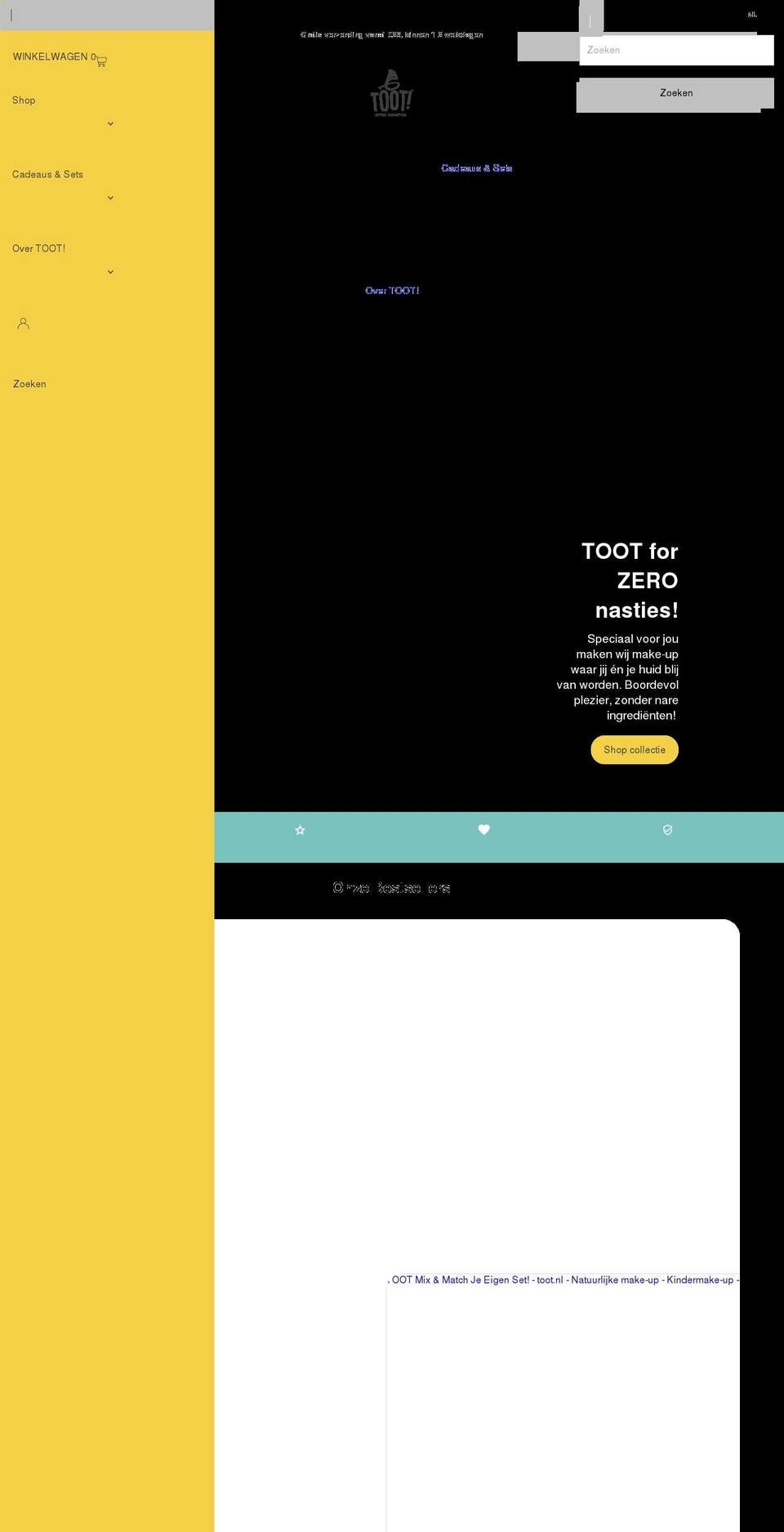 toot.nl shopify website screenshot