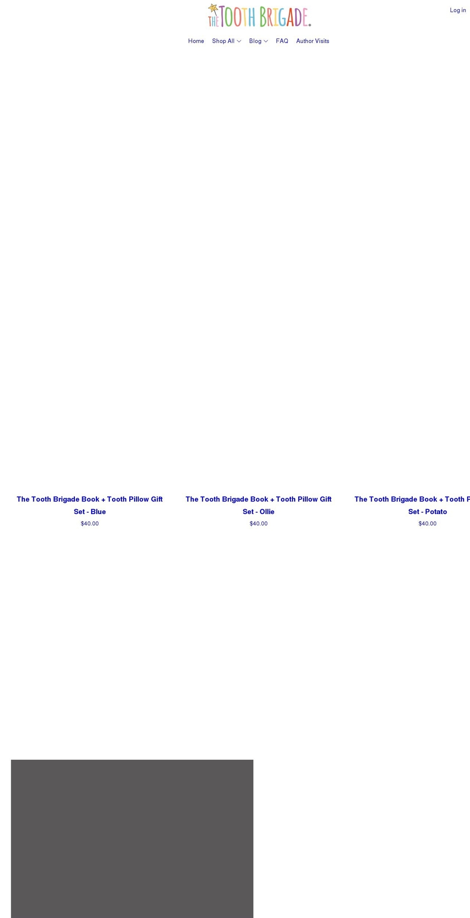 toothbrigade.com shopify website screenshot