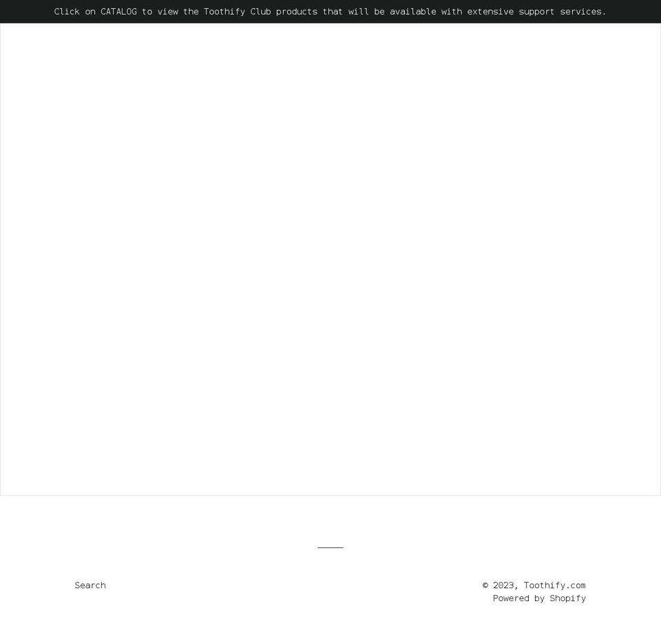 toothify.com shopify website screenshot
