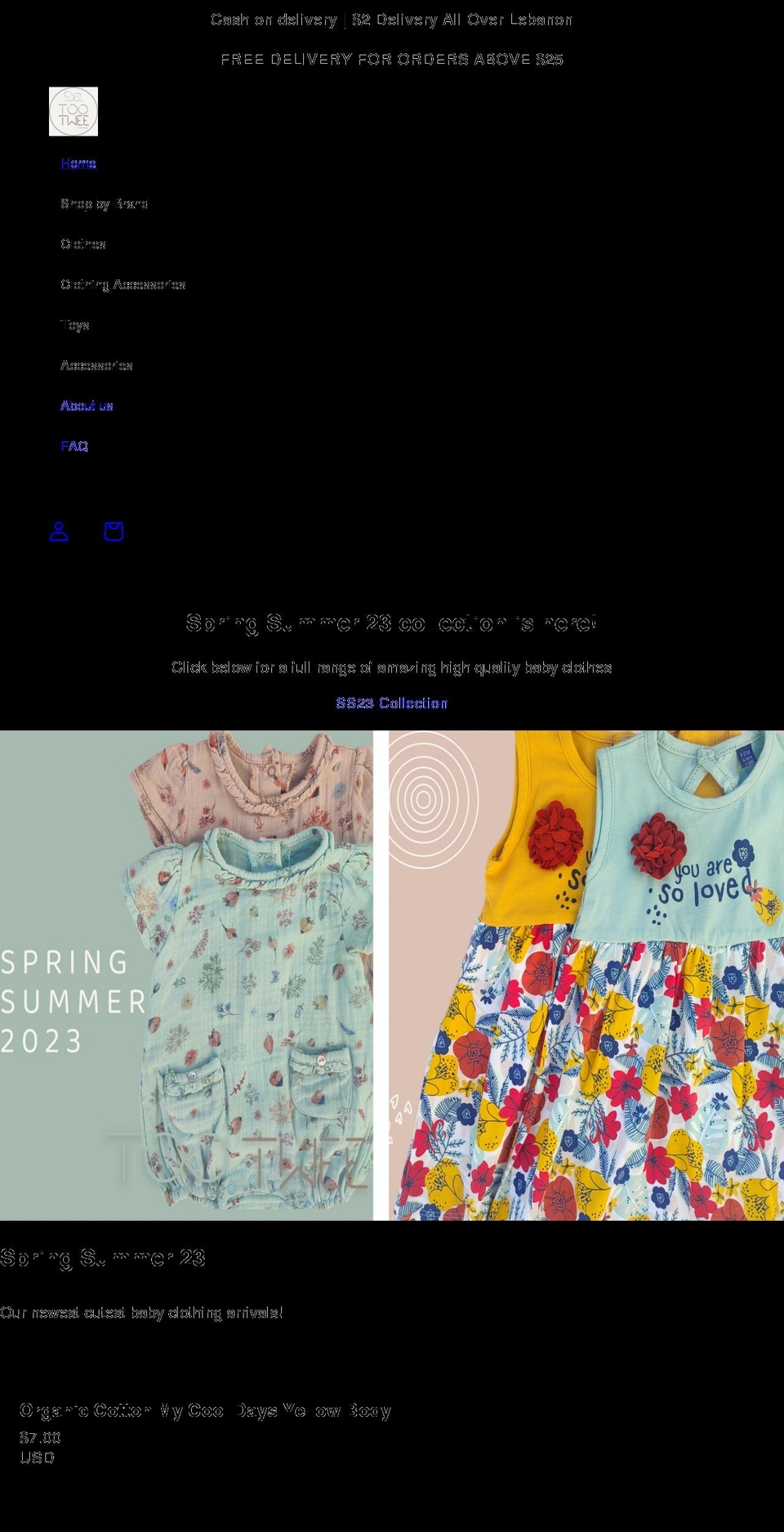 tootwee.com shopify website screenshot
