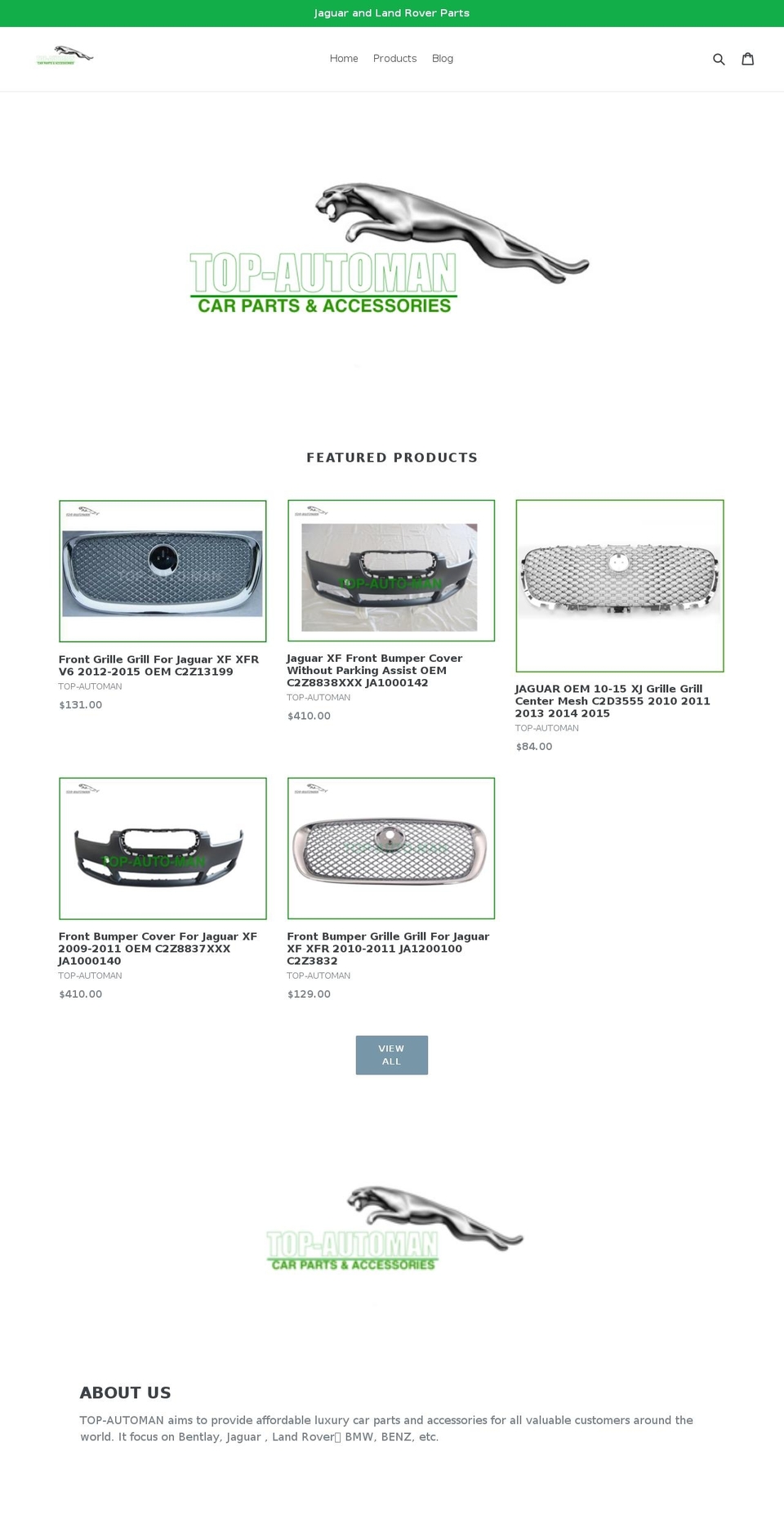 top-automan.com — Shopify storefront screenshot