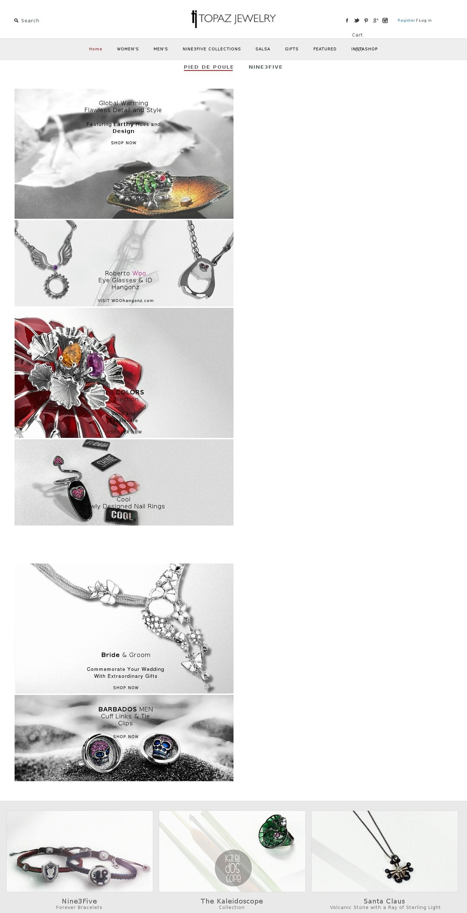 topazjewelryusa.com shopify website screenshot