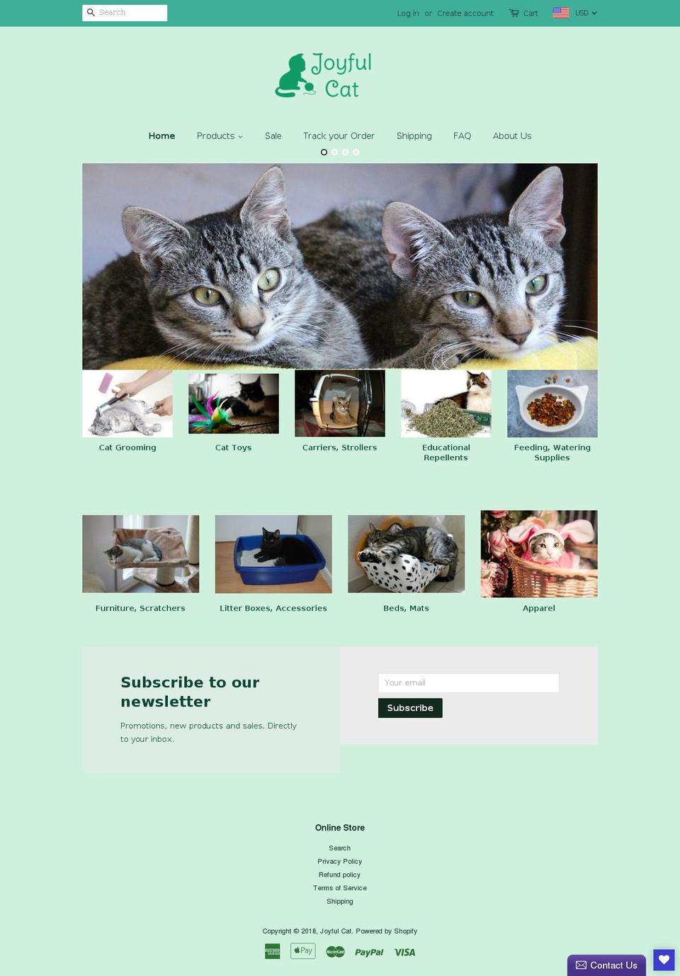 topcatsupplies.com shopify website screenshot