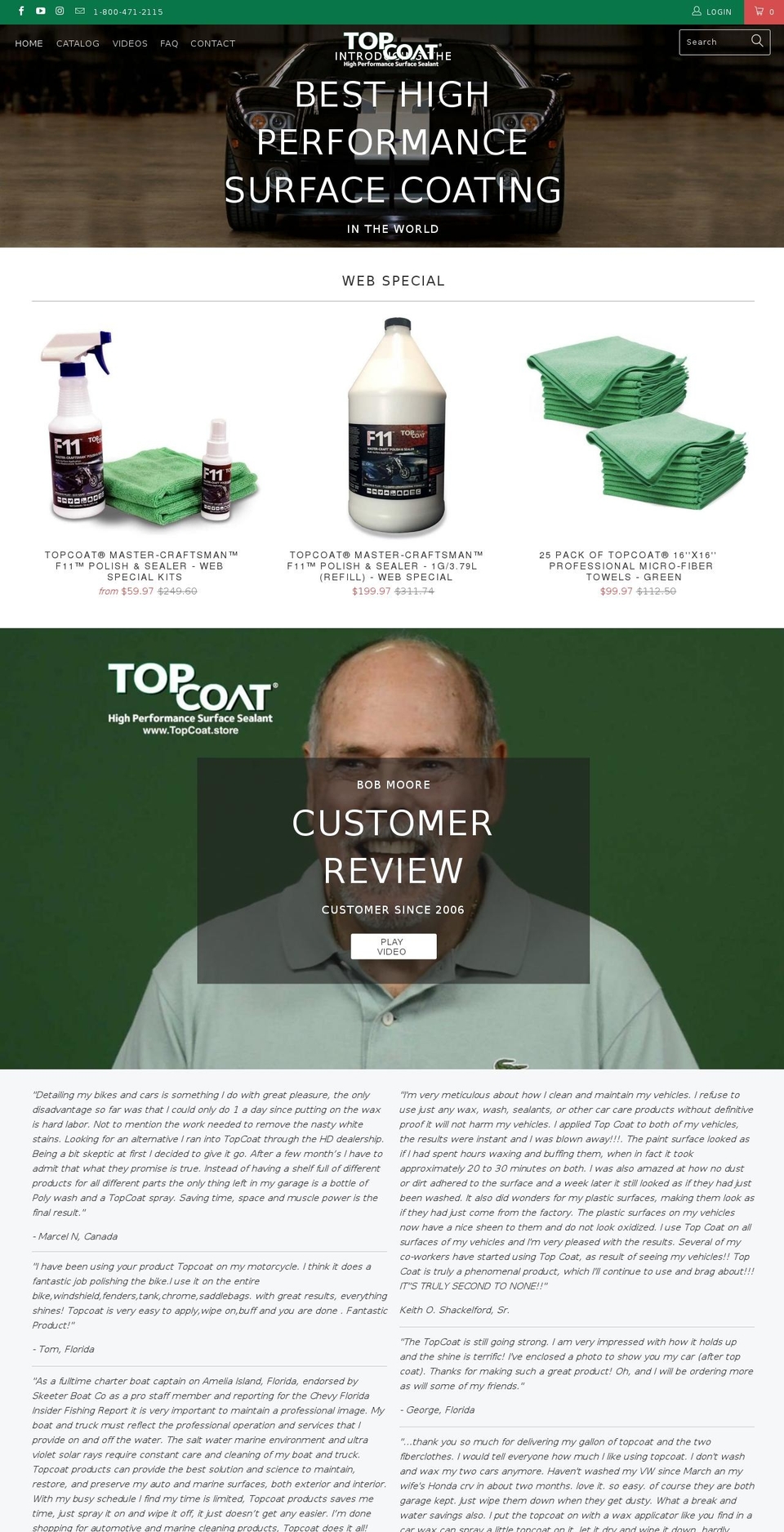 topcoat.store shopify website screenshot