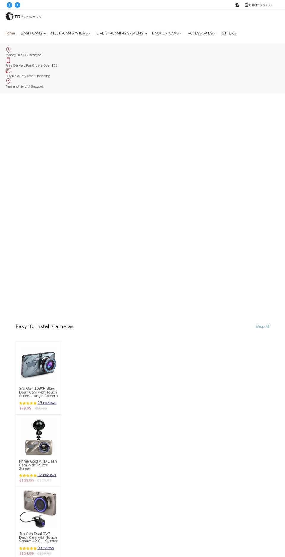 topdawgelectronics.com shopify website screenshot