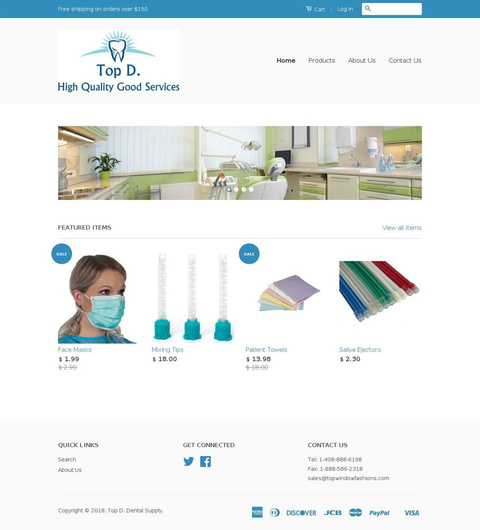 topddot.com — Shopify storefront screenshot