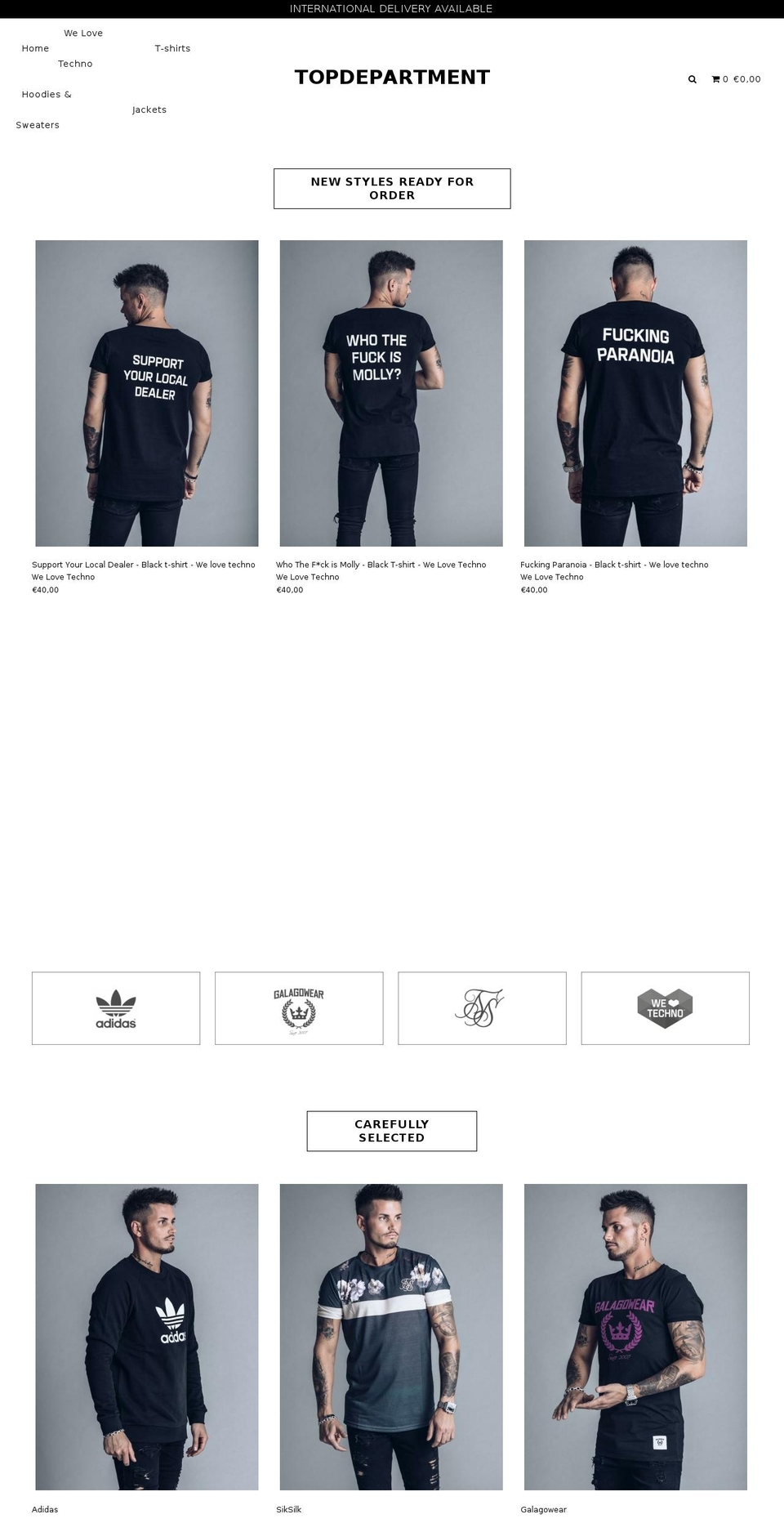 topdepartment.com shopify website screenshot