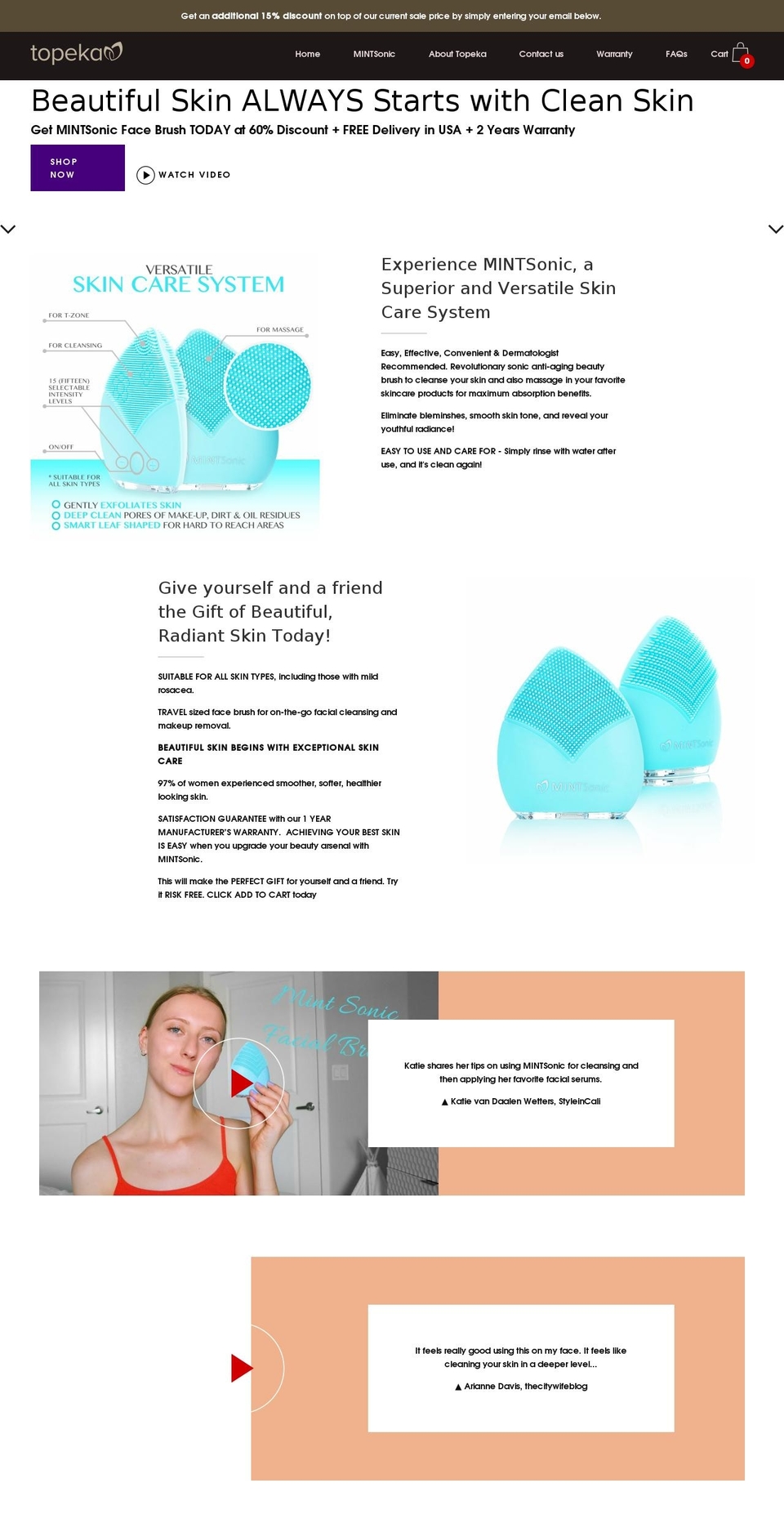 topekatech.com shopify website screenshot