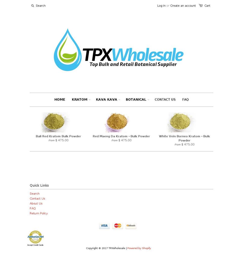 topextract.net shopify website screenshot