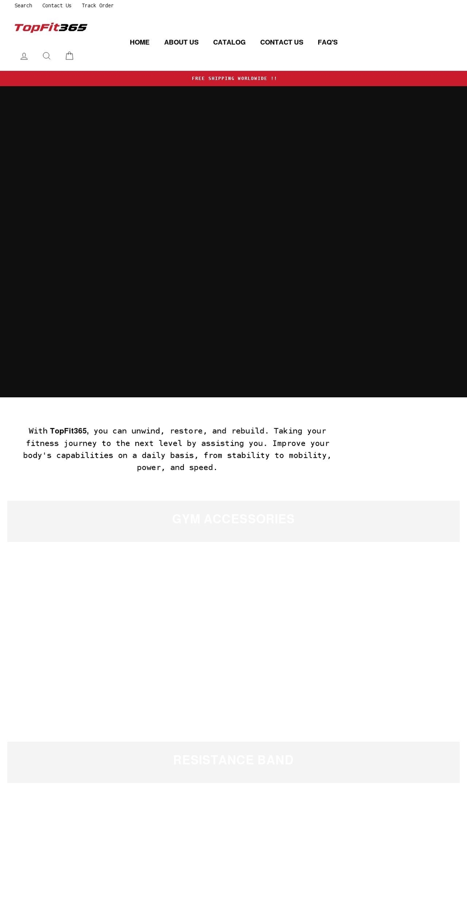 topfit365.com shopify website screenshot