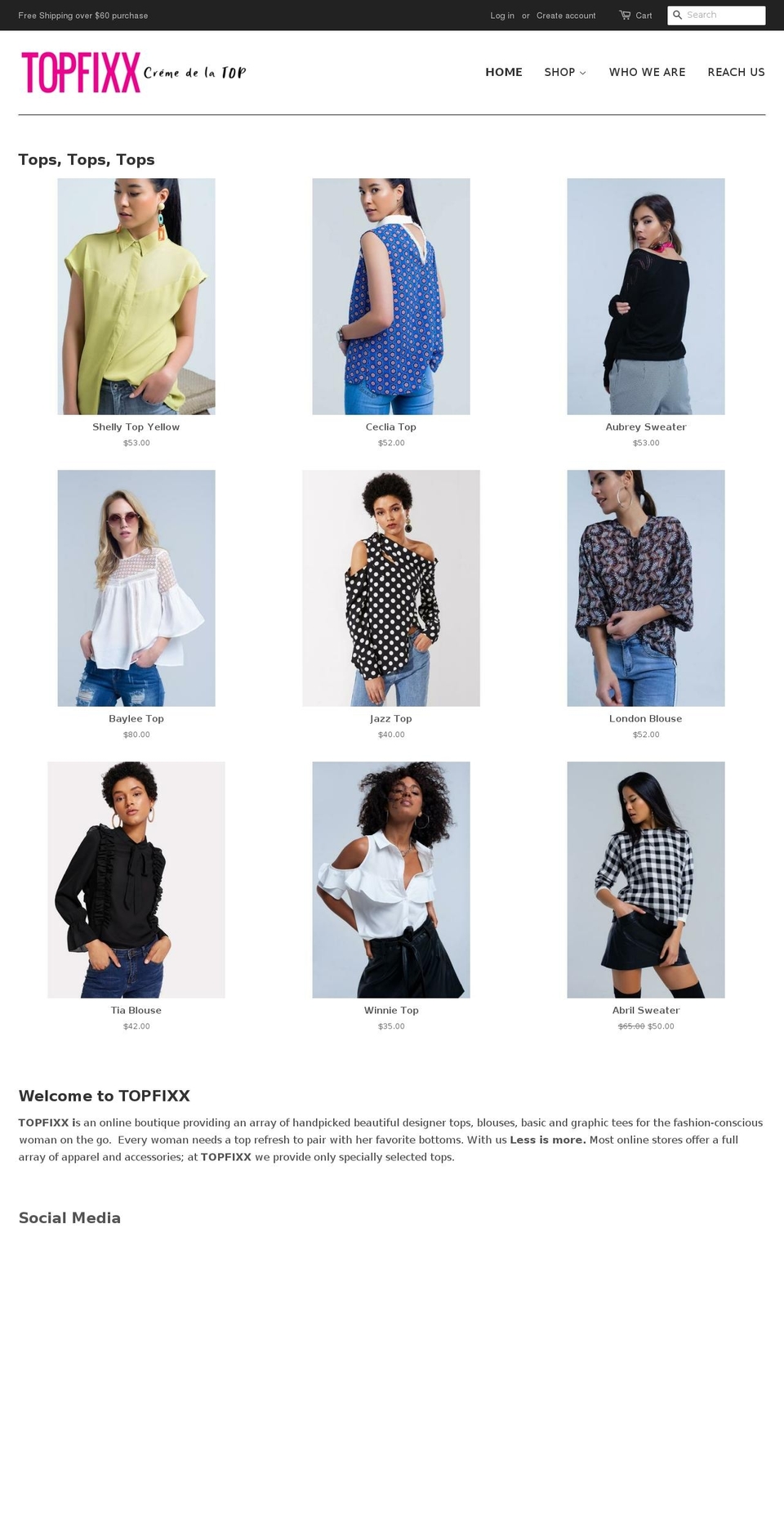 topfixx.com shopify website screenshot