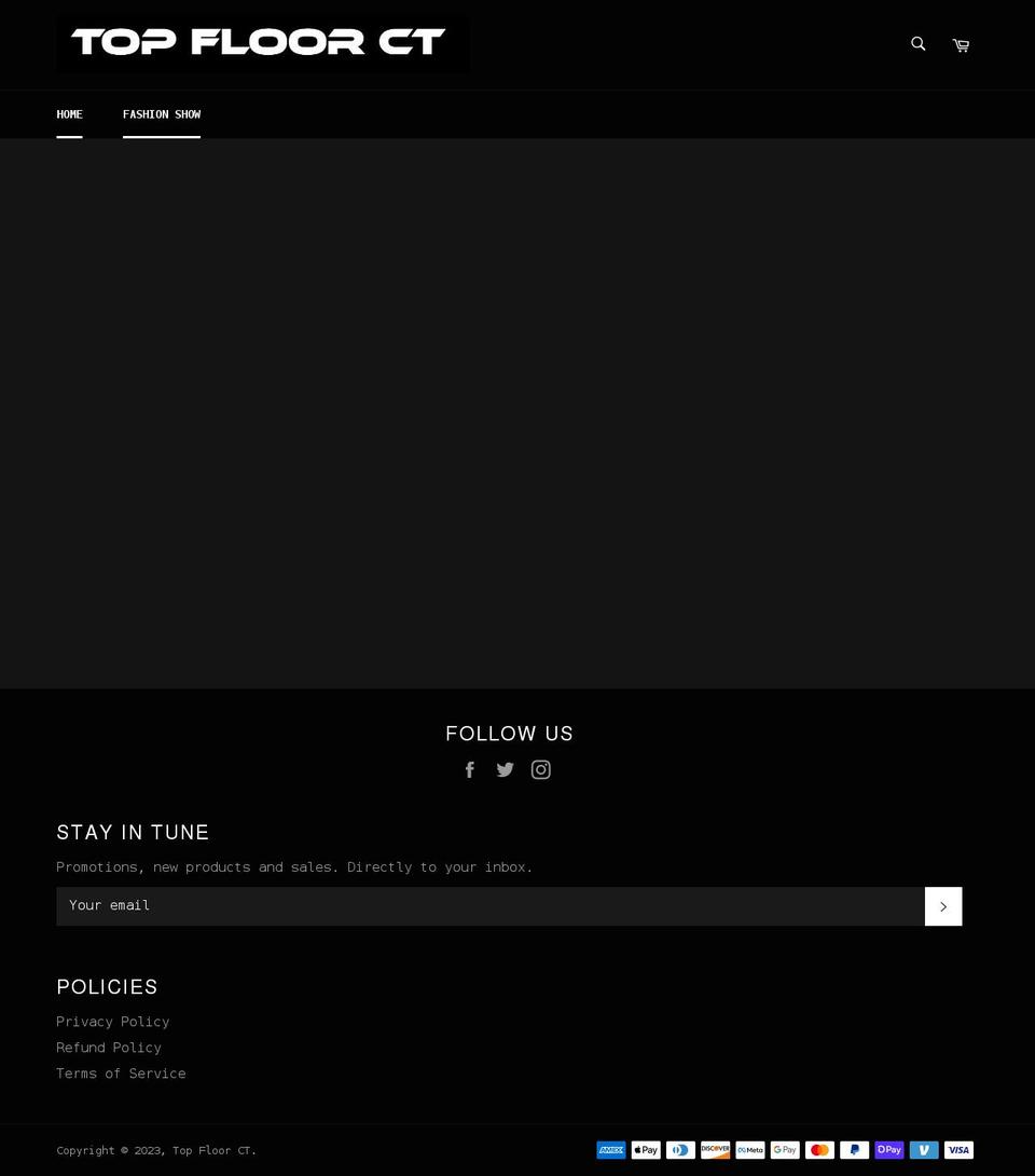 topfloorct.com shopify website screenshot