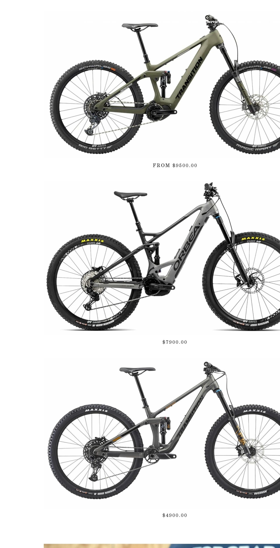 topgearcycles.co.nz shopify website screenshot