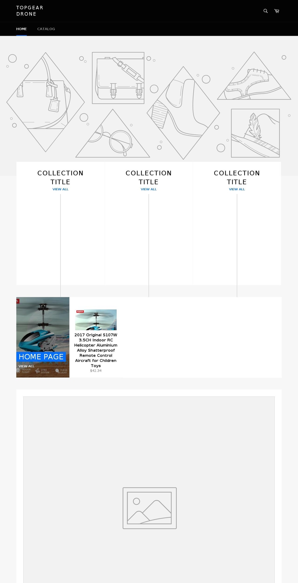 topgeardrone.com — Shopify storefront screenshot