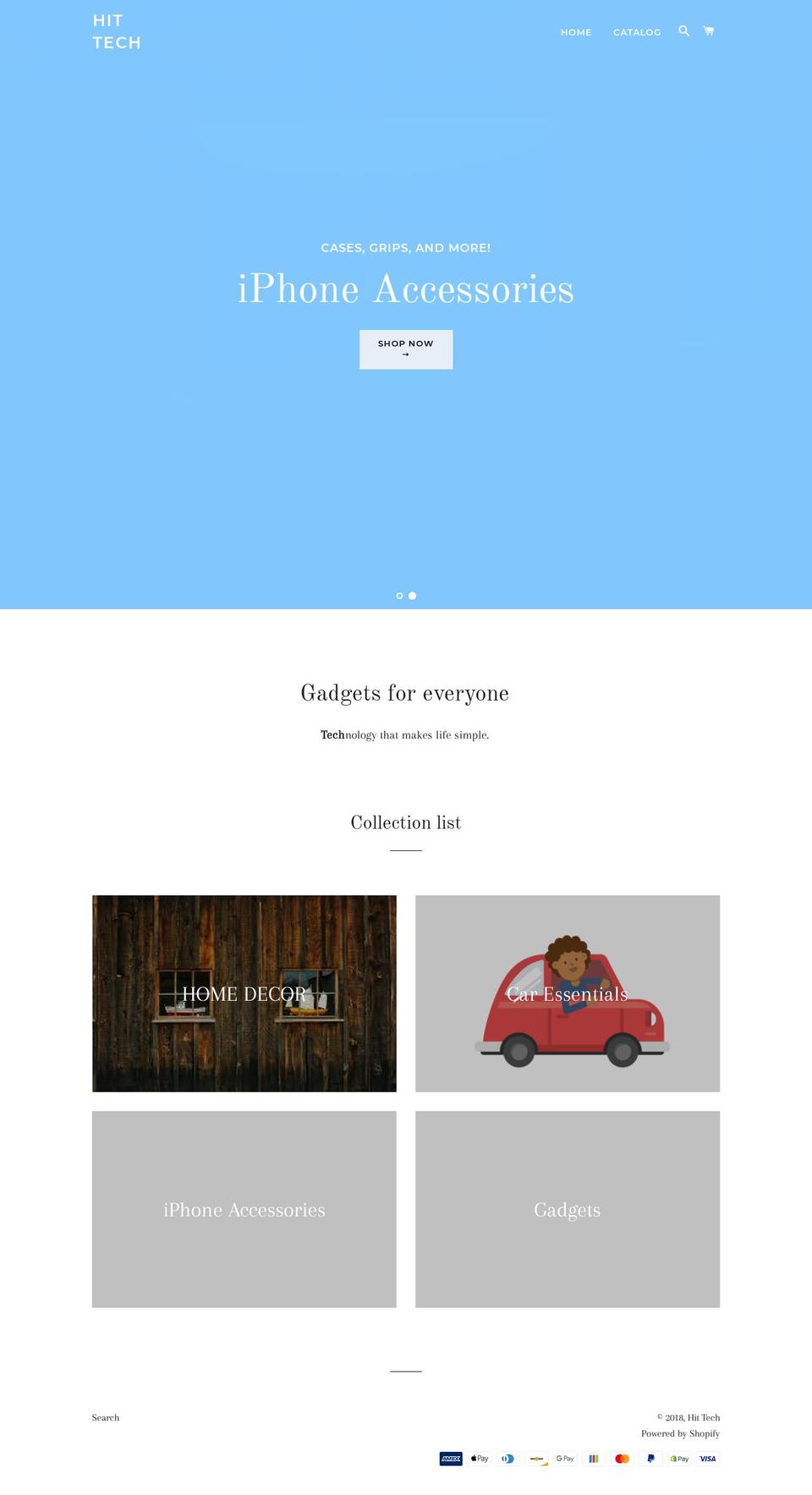 tophittech.com — Shopify storefront screenshot