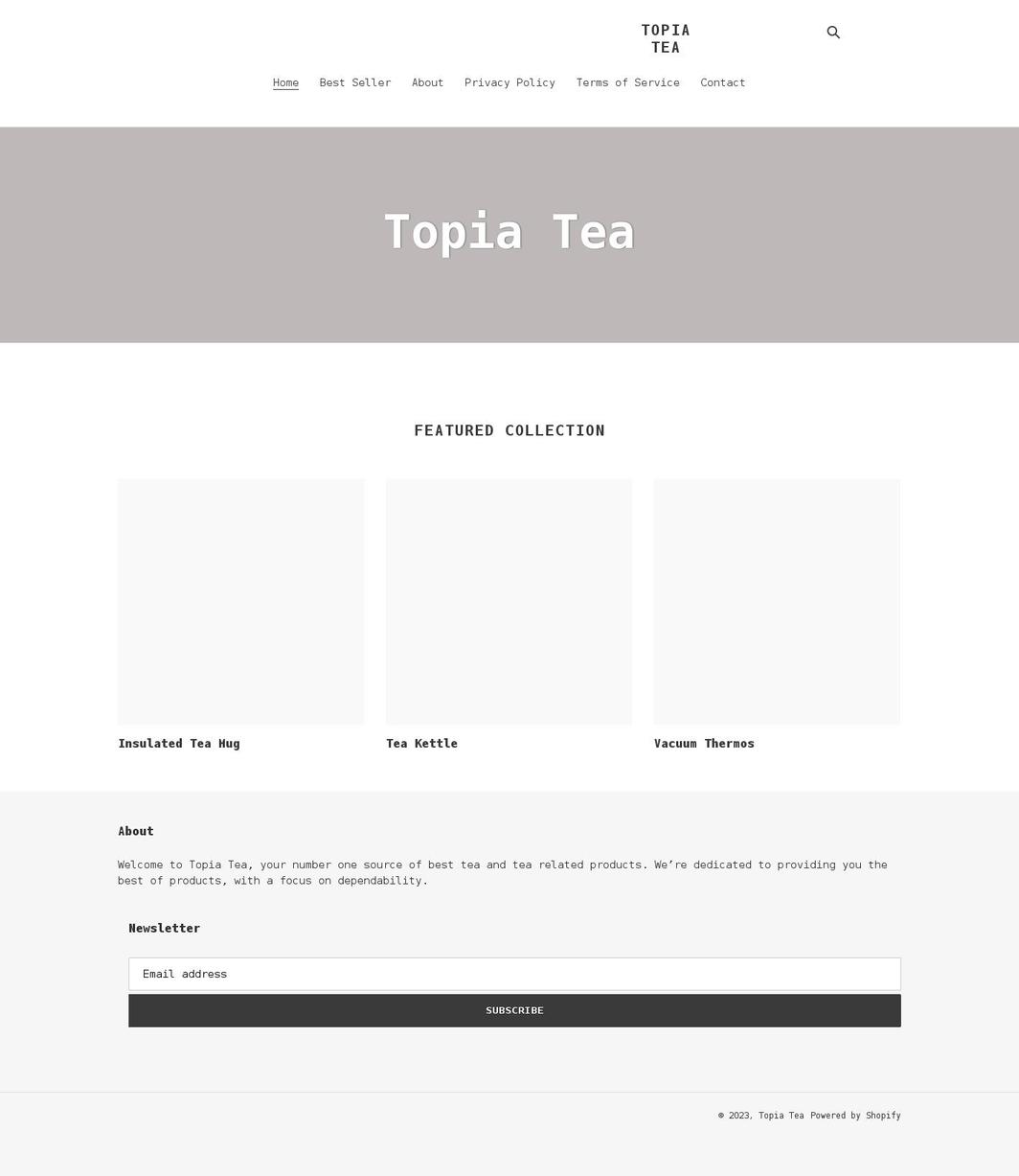 topia-tea.myshopify.com shopify website screenshot