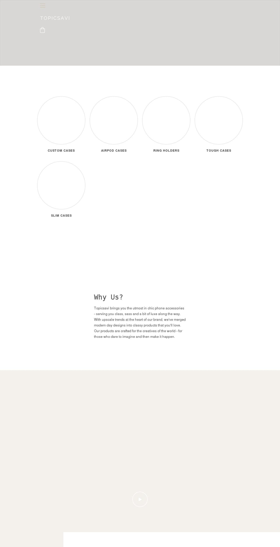 topicsavi.com shopify website screenshot