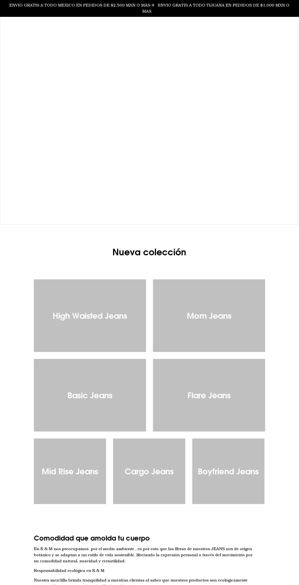 topjeanmx.com shopify website screenshot