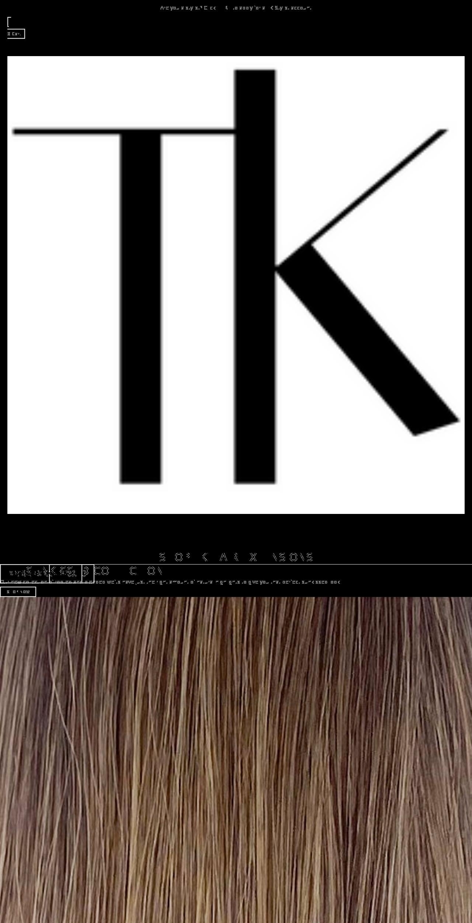 topknotextensions.com shopify website screenshot
