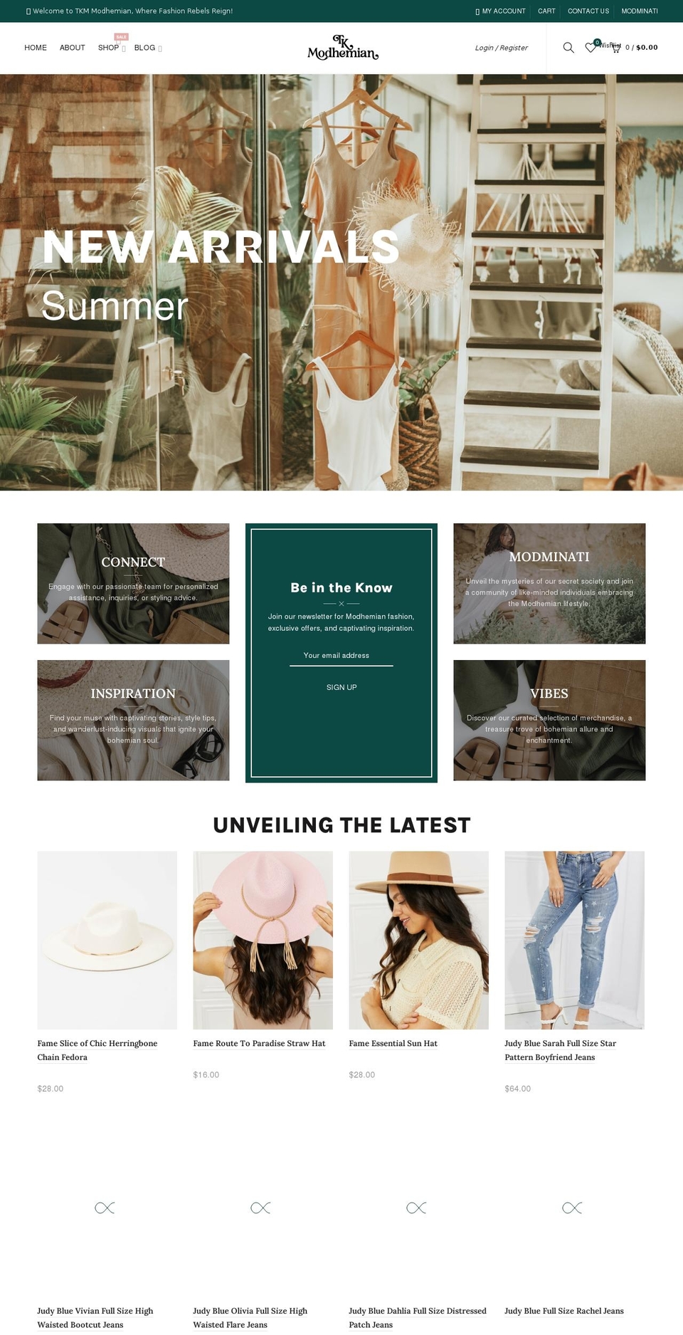 topknotlifestyleshop.com shopify website screenshot