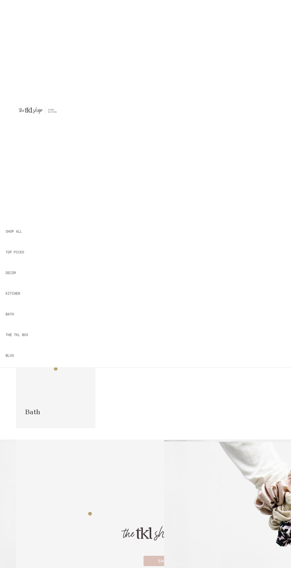 topknotliving.com shopify website screenshot