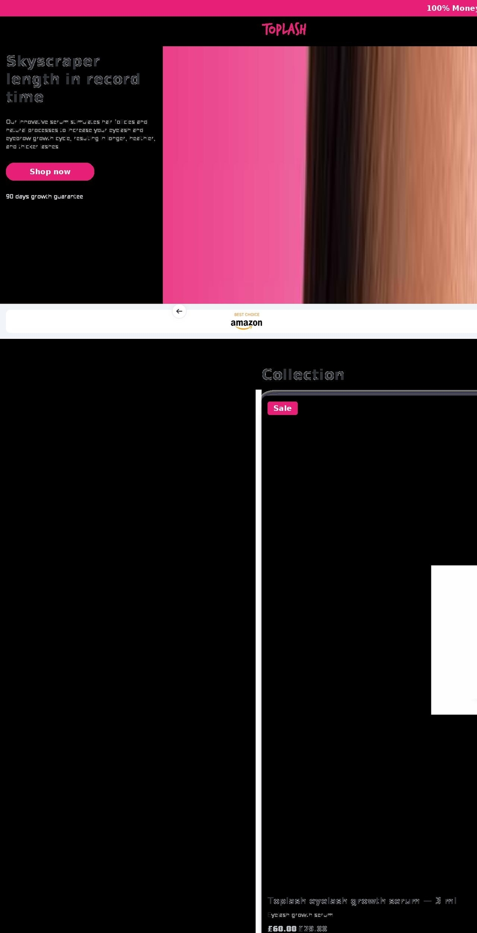 toplash.co.uk shopify website screenshot
