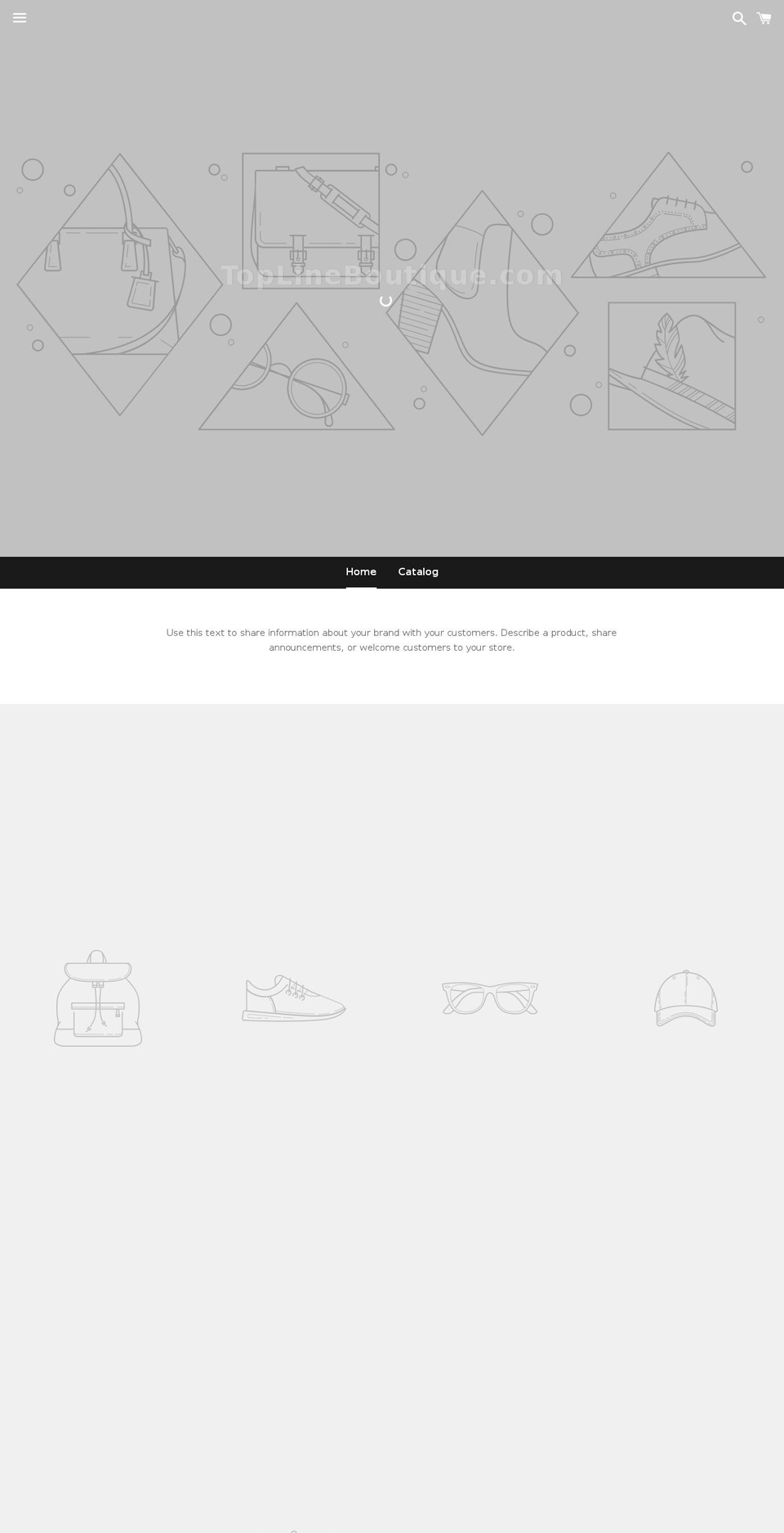 toplineboutique.com — Shopify storefront screenshot