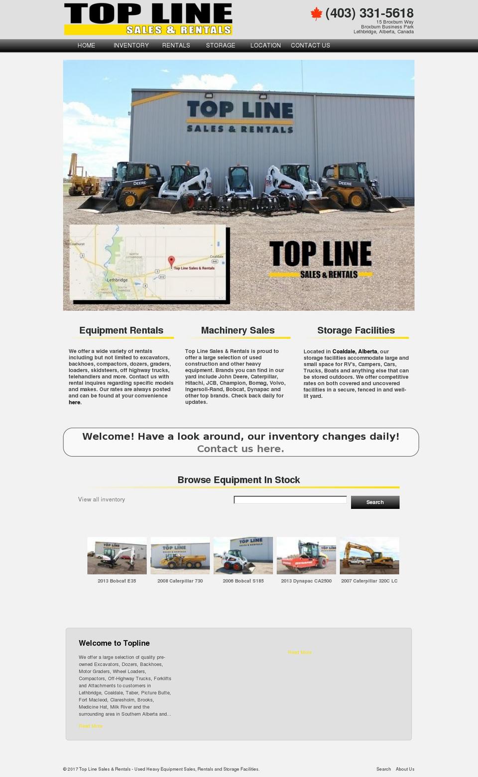 toplinesales.ca shopify website screenshot