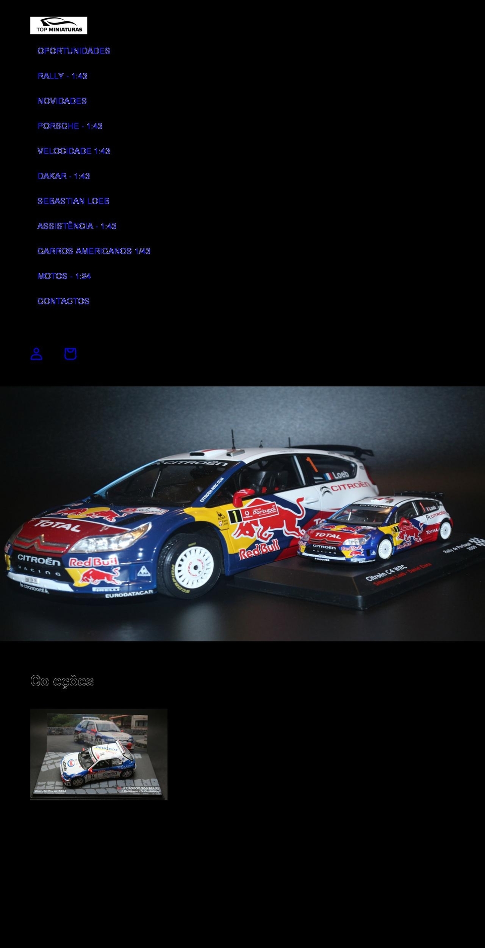 topminiaturas.com — Shopify storefront screenshot
