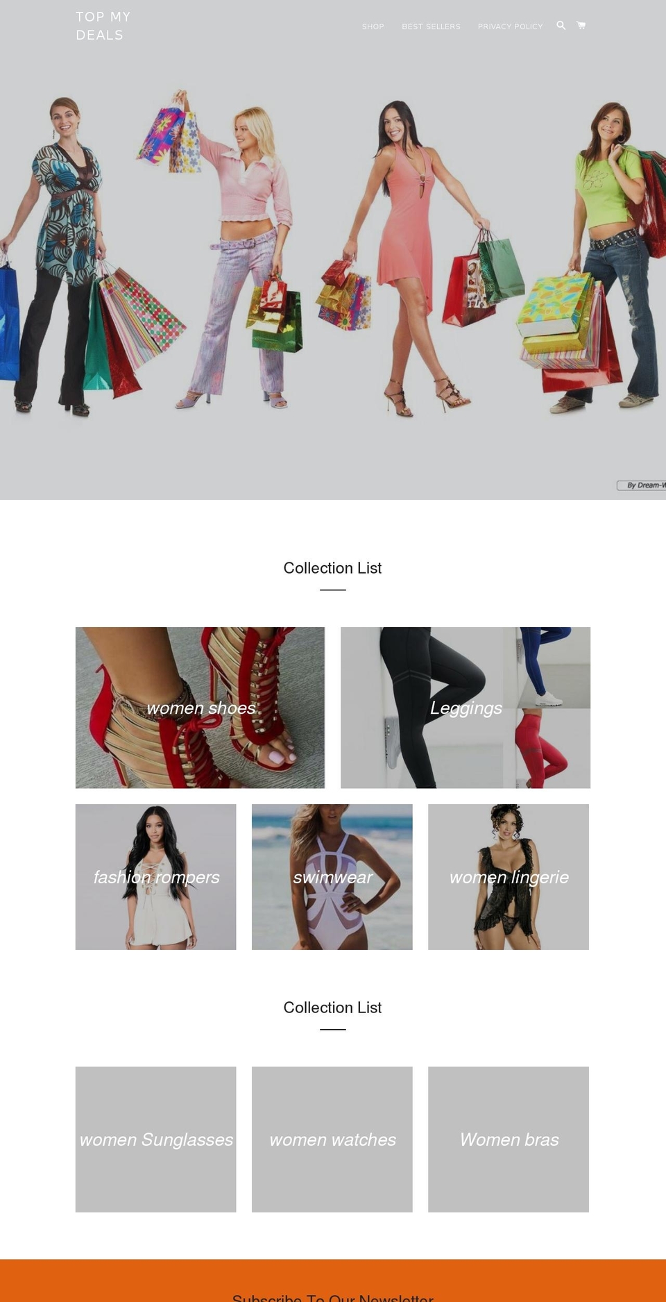 topmydeals.com shopify website screenshot