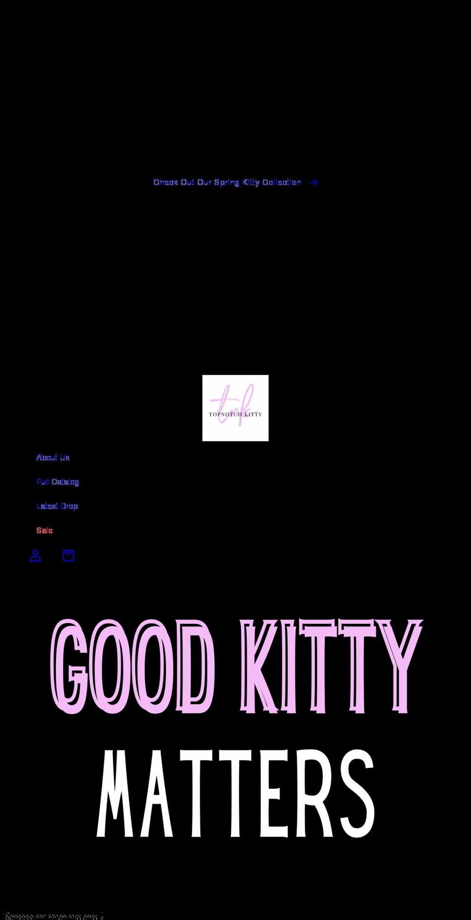 topnotchkitty.com shopify website screenshot