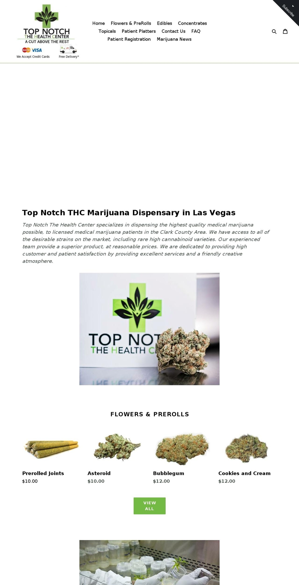 topnotchthc.com shopify website screenshot
