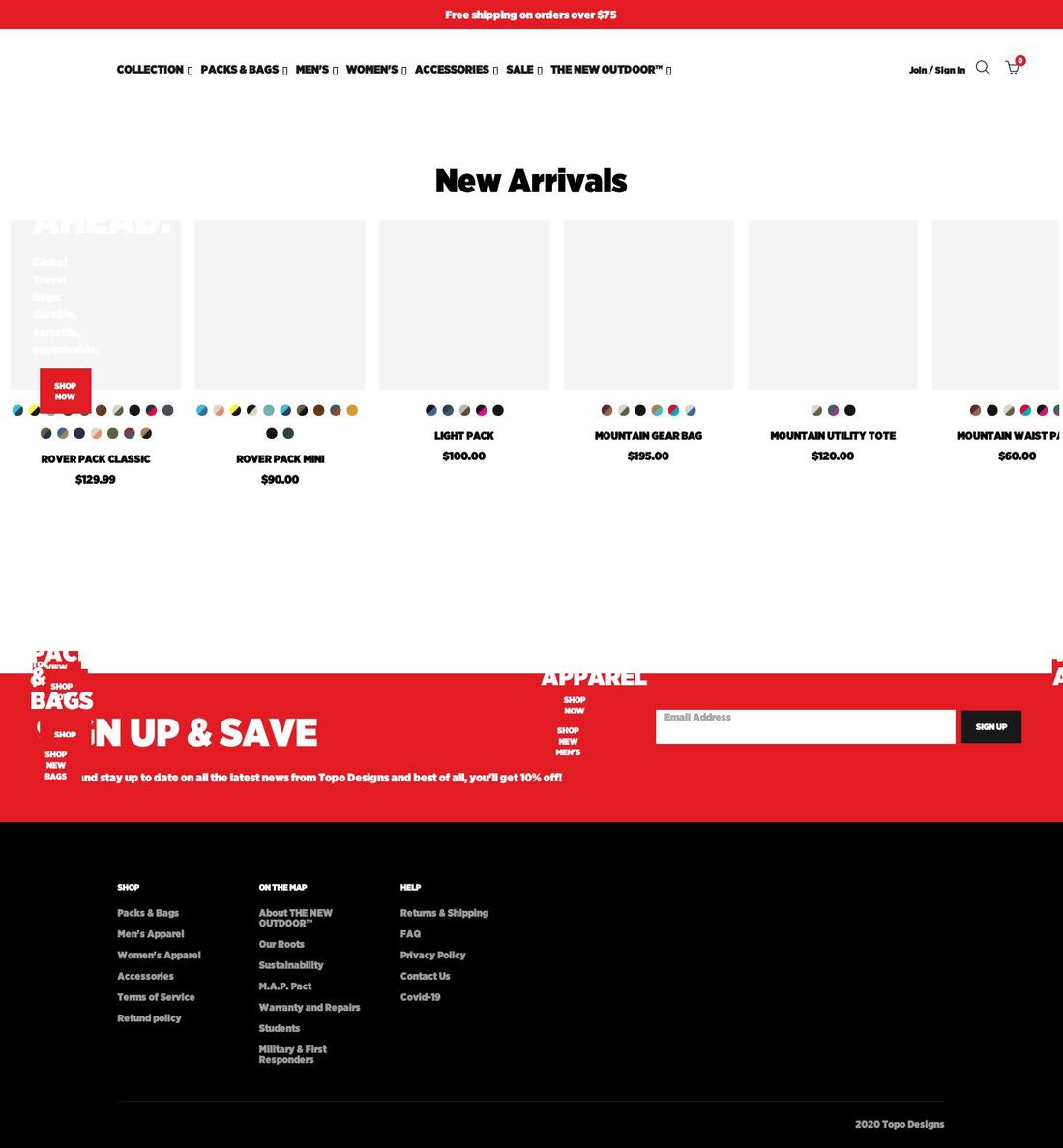 topodesigns.ca shopify website screenshot