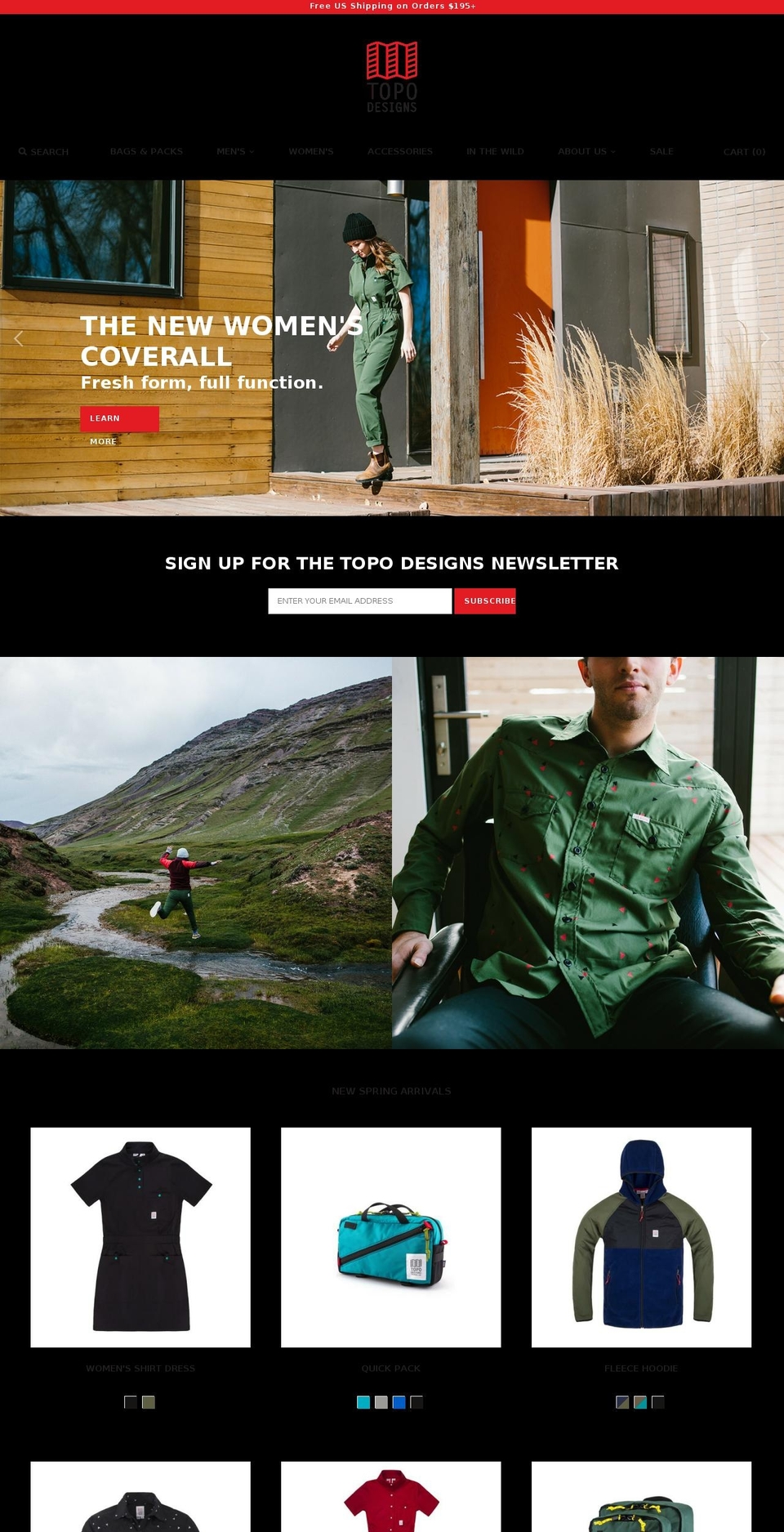 Launch Shopify theme site example topodesigns.com