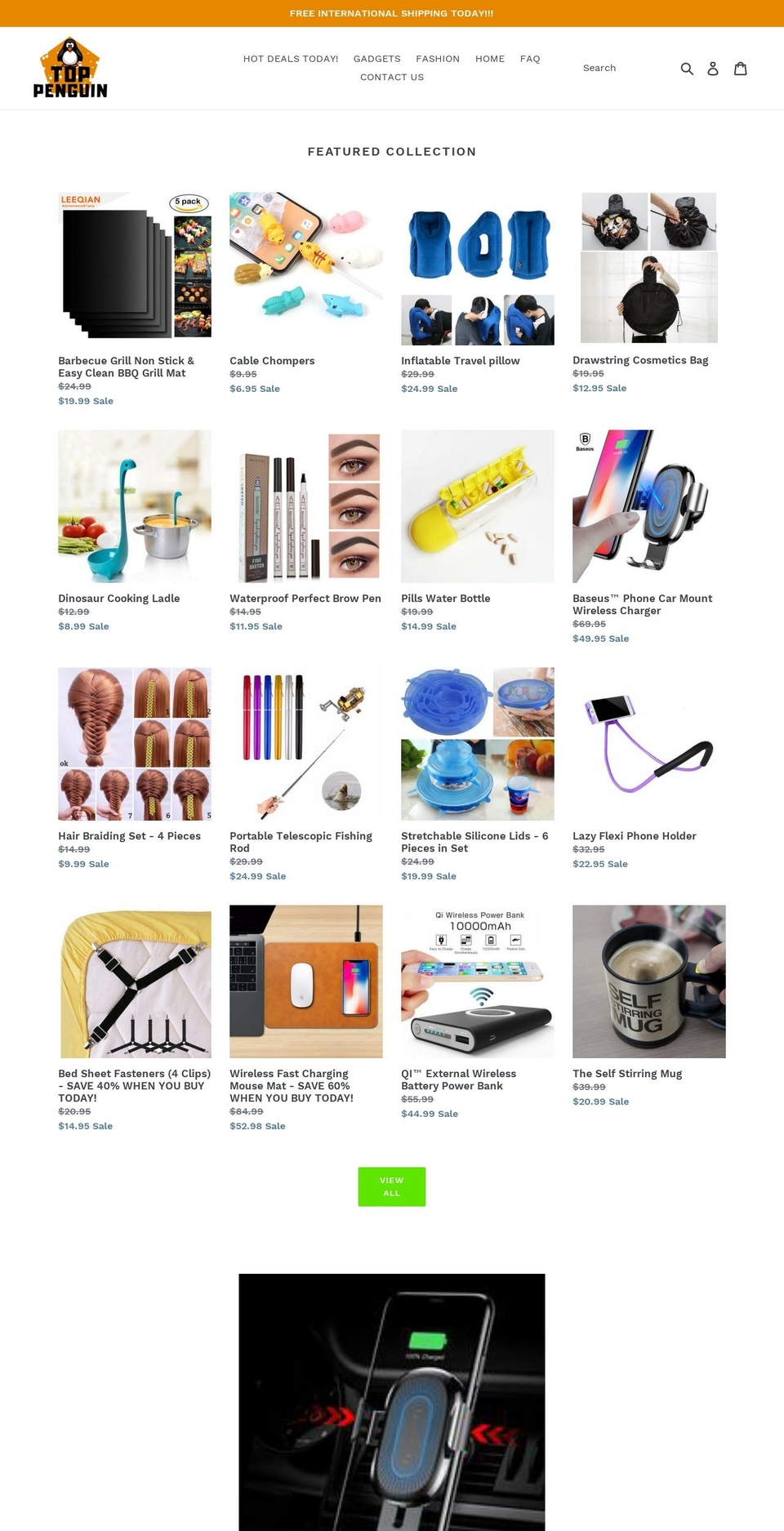 toppenguin.com — Shopify storefront screenshot