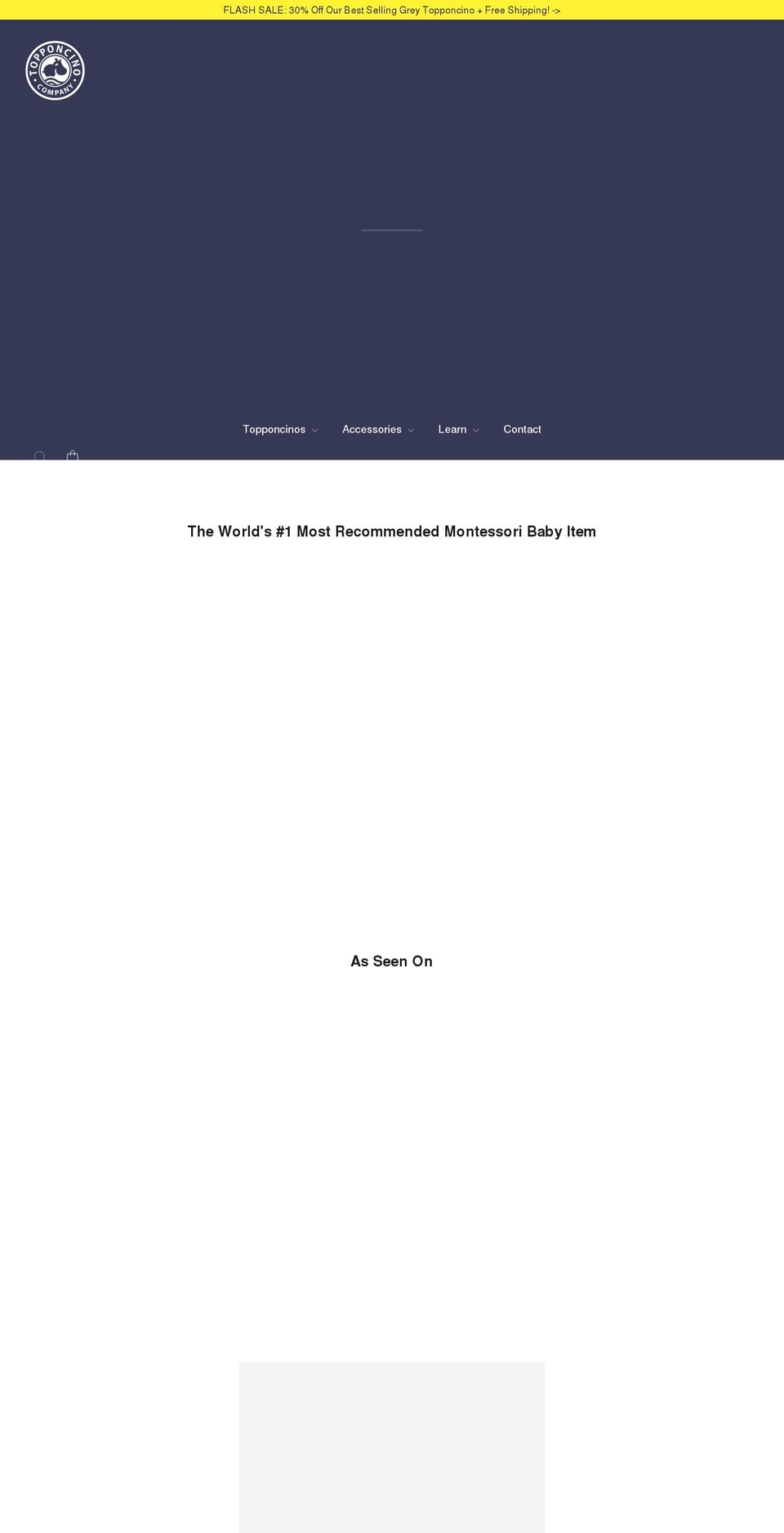 topponcinocompany.com shopify website screenshot