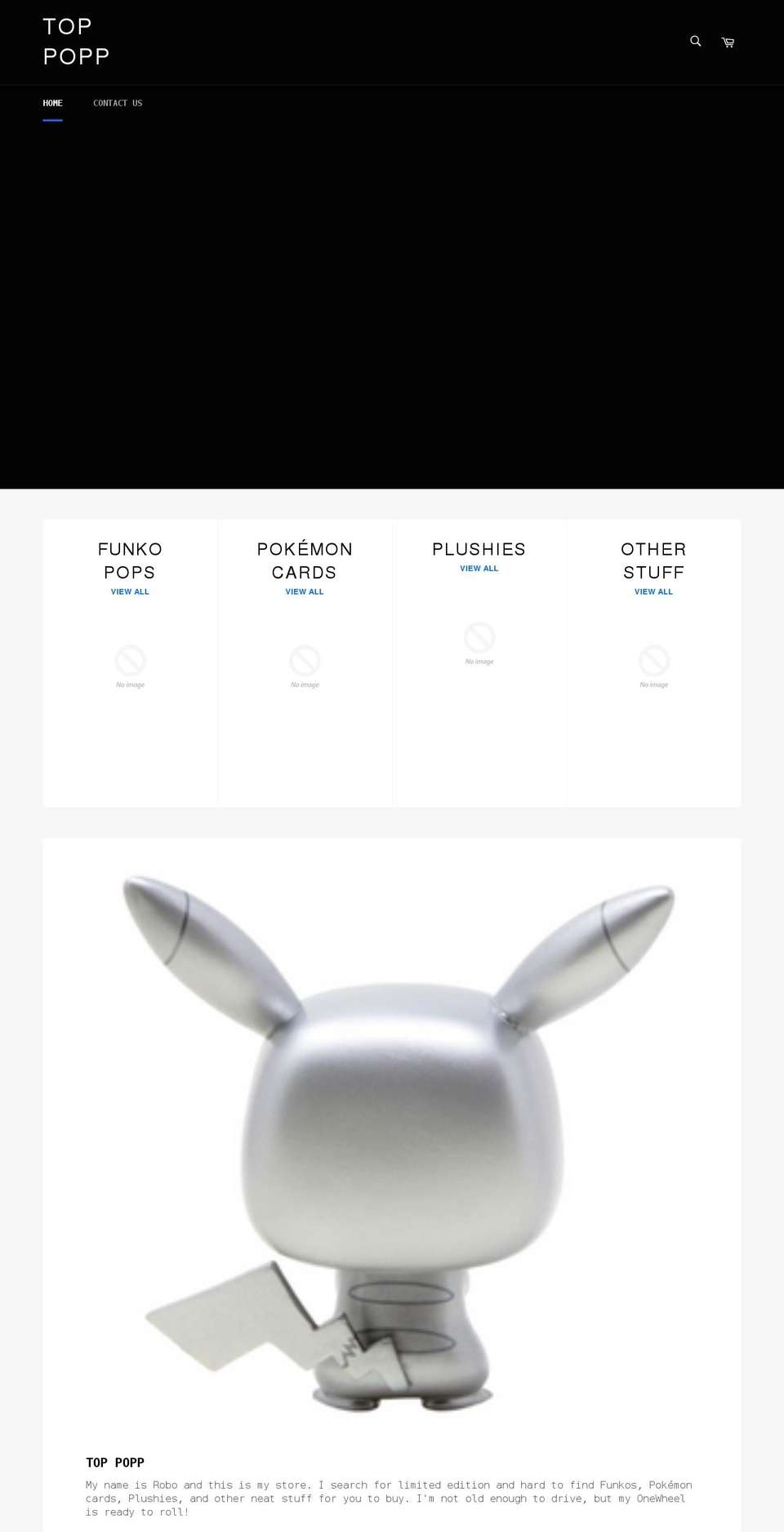 toppopp.com shopify website screenshot